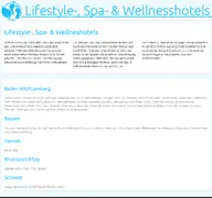 Kleine Seitenvorschau von lifestyle-spa-wellnesshotel.de
