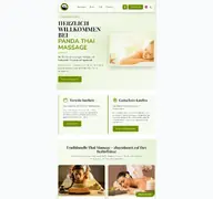 Kleine Seitenvorschau von panda-massage.de