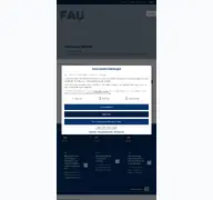 Kleine Seitenvorschau von tf.fau.de