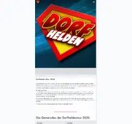 Kleine Seitenvorschau von dorfheldentour.de