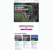 Kleine Seitenvorschau von suntrips.de