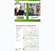 Kleine Seitenvorschau von ms-holz.de