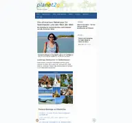 Kleine Seitenvorschau von planet2go.de