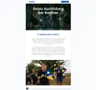 Kleine Seitenvorschau von ausbildung.karriere.koestner.de