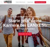 Kleine Seitenvorschau von ausbildung-lanxess.de