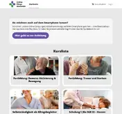 Kleine Seitenvorschau von ausbildung.onlinepflegeakademie.de