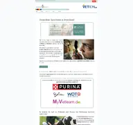 Kleine Seitenvorschau von support4vetmed.de