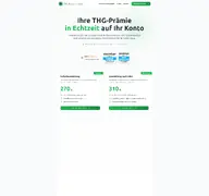Kleine Seitenvorschau von thg-quotenportal.de