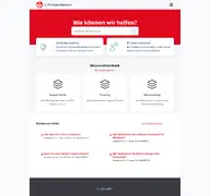 Kleine Seitenvorschau von support.fck.de
