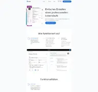 Kleine Seitenvorschau von cvwizard.com