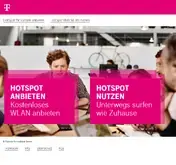 Kleine Seitenvorschau von hotspot.de