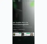 Kleine Seitenvorschau von zwoelftermann-personal.de