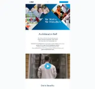 Kleine Seitenvorschau von ausbildung.wall.de