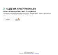 Kleine Seitenvorschau von support.smartmiete.de