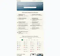 Kleine Seitenvorschau von support.tourlane.de