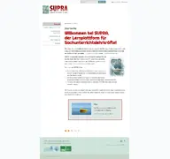 Kleine Seitenvorschau von supra-lernplattform.de