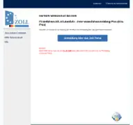 Kleine Seitenvorschau von ausfuhrplus.internetzollanmeldung.de