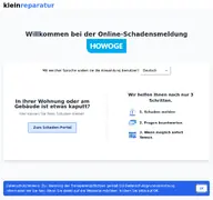 Kleine Seitenvorschau von howoge.kleinreparatur.de