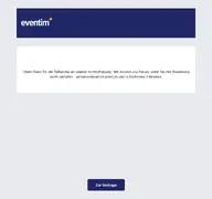 Kleine Seitenvorschau von survey.eventim.de