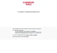 Kleine Seitenvorschau von carnegiehall.org