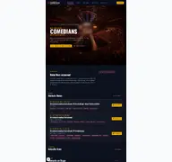 Kleine Seitenvorschau von diebestencomedians.de