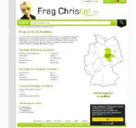 Kleine Seitenvorschau von ausleben.frag-christel.de