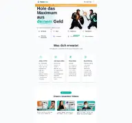 Kleine Seitenvorschau von diefinanzarena.de
