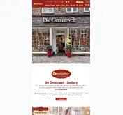 Kleine Seitenvorschau von diegenusswelt-lueneburg.de