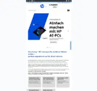 Kleine Seitenvorschau von hpshop.metacomp.de