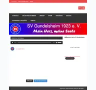 Kleine Seitenvorschau von sv-gundelsheim.de