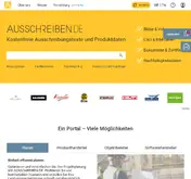 Kleine Seitenvorschau von ausschreiben.de