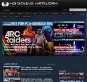 Kleine Seitenvorschau von hqgaming.de