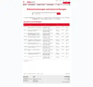 Kleine Seitenvorschau von ausschreibung.halle.de