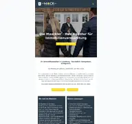 Kleine Seitenvorschau von diemaackler.de