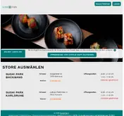 Kleine Seitenvorschau von sushipark.simplywebshop.de