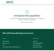 Kleine Seitenvorschau von gp.meine.aok.de