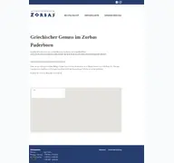 Kleine Seitenvorschau von zorbas-paderborn.de