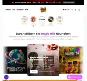 Kleine Seitenvorschau von magicmilk.de