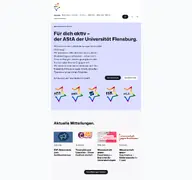 Kleine Seitenvorschau von asta-uni-flensburg.de