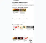Kleine Seitenvorschau von koelnkostenlos.de