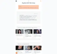 Kleine Seitenvorschau von asylum-info-germany.de