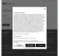 Kleine Seitenvorschau von auth.wuv.de