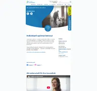 Kleine Seitenvorschau von rehaklinik-glotterbad.de