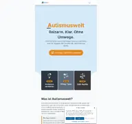 Kleine Seitenvorschau von autismuswelt.de