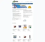 Kleine Seitenvorschau von onlineshop-baustoffe.de