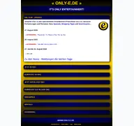 Kleine Seitenvorschau von only-entertainment.de