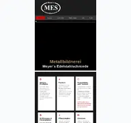 Kleine Seitenvorschau von meyers-edelstahlschmiede.de