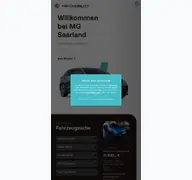 Kleine Seitenvorschau von mg-saarland.de