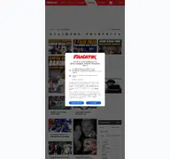Kleine Seitenvorschau von fanatik.com.tr