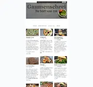 Kleine Seitenvorschau von gaumenschrei.de